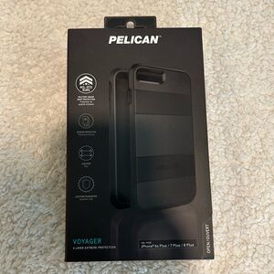 Pelican Voyager Black iPhone Case (for iPhone 6s Plus/7 Plus/8 Plus)